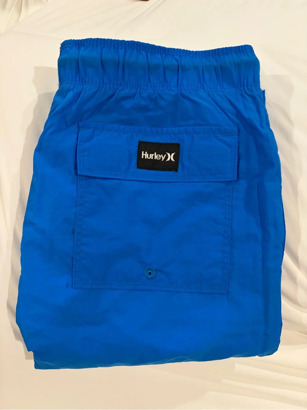 Hurley Boy”s XL Blue Drawstring Swim Shorts